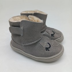 Botin Barefoot color gris