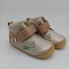 Botin kickers barefoot en beige