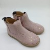 Botin Chelsea piel rosa con estrellas