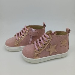 Botin estrellas en color rosa