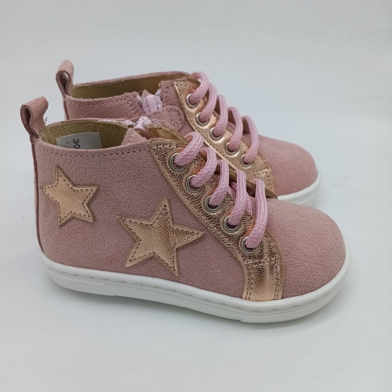 Botin estrellas en color rosa