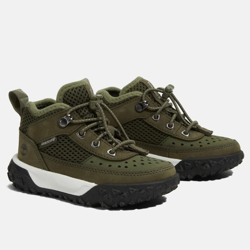 Botin Timberland low lace en verde